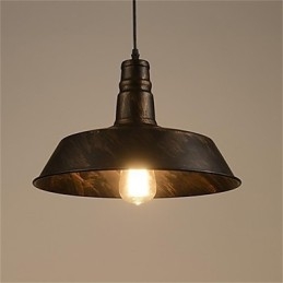 O diâmetro do lustre retrô minimalista de 360 mm com capa única