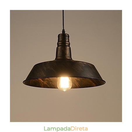 O diâmetro do lustre retrô minimalista de 360 mm com capa única O diâmetro do lustre retrô minimalista de 360 mm com capa única