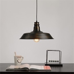 O diâmetro do lustre retrô minimalista de 360 mm com capa única