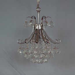 Mini lustre de cristal contemporâneo moderno galvanizado estilo pingente de luz