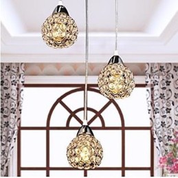 Lustre de cristal K9 para pequenas refeições