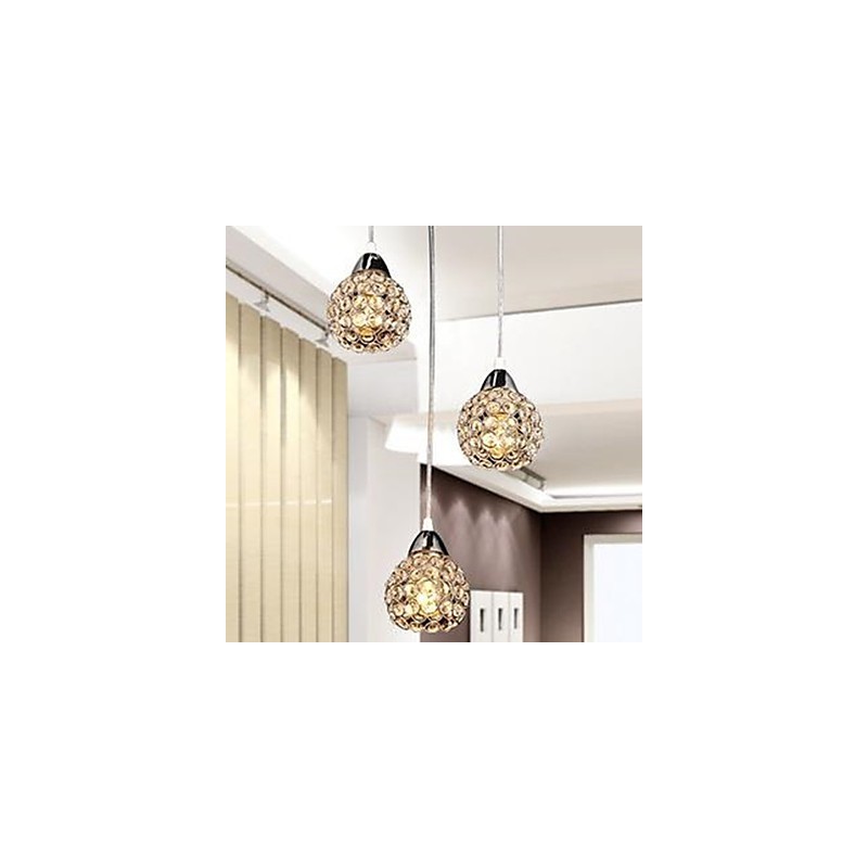 Lustre de cristal K9 para pequenas refeições
