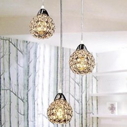 Lustre de cristal K9 para pequenas refeições