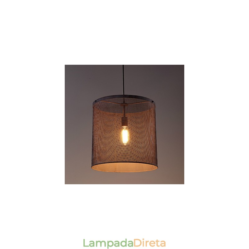 Lustre de metal estilo mini contemporâneo moderno