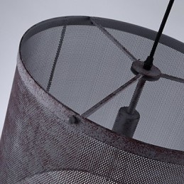 Lustre de metal estilo mini contemporâneo moderno