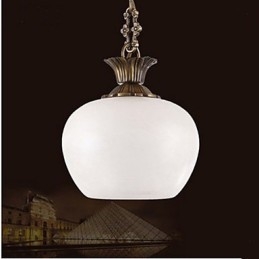 Iluminação de lustre único de cobre e mármore espanhol