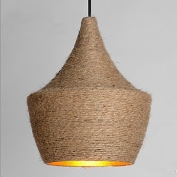 Lustre retrô Um cânhamo industrial
