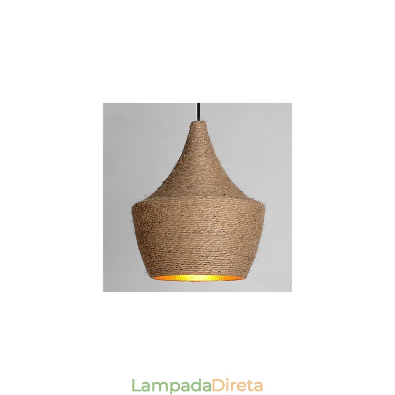 Lustre retrô Um cânhamo industrial