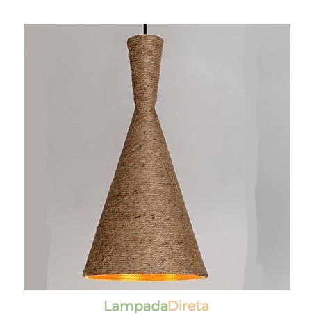 Lustre retrô industrial Hemp Lustre retrô industrial Hemp