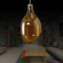 Luminárias pendentes modernas contemporâneas de metal
