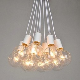 Lustre de metal com pintura country