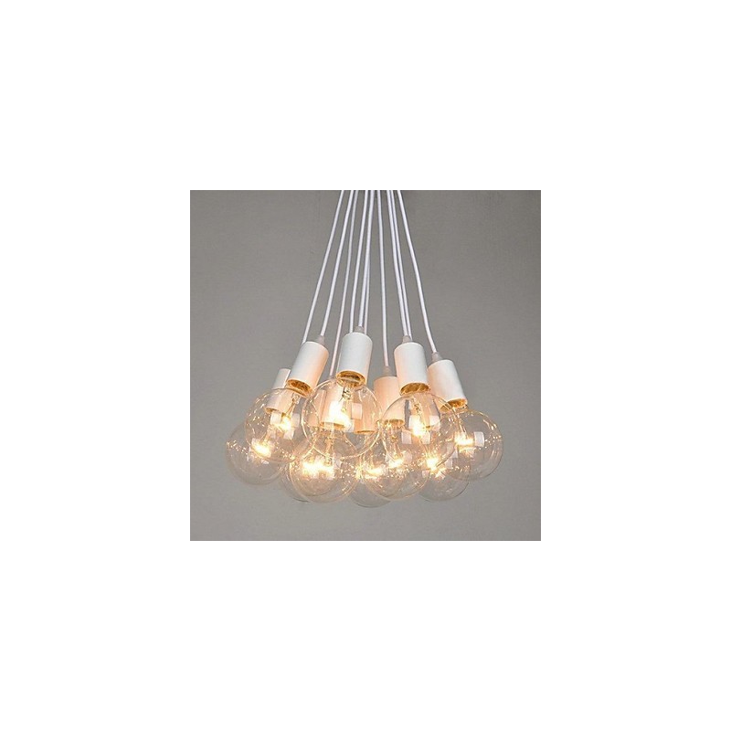 Lustre de metal com pintura country