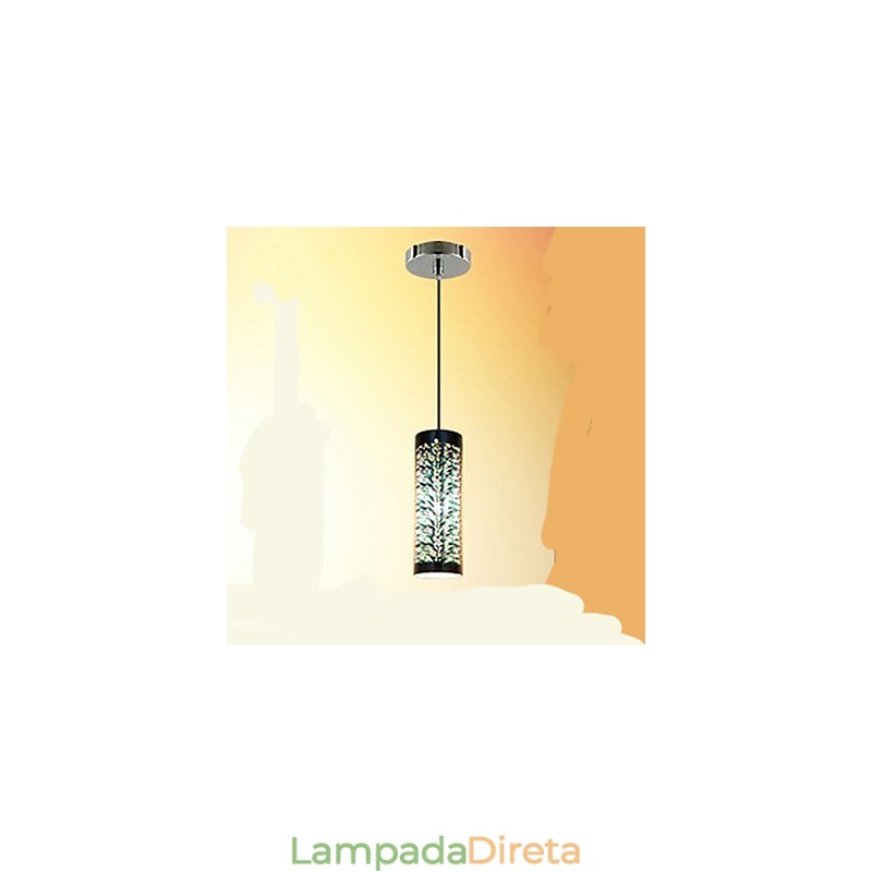 Mesa simples 3D Vidro Criativo Pendente