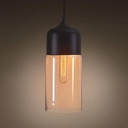 WestMenLights Elegante Garrafa Abajur DIY Luminária de Teto Luminária de Vidro Pendente Iluminação Edison Bulb Home