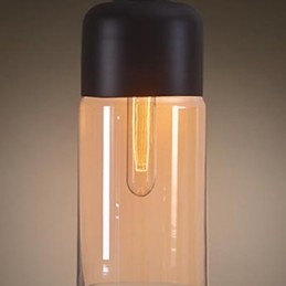 WestMenLights Elegante Garrafa Abajur DIY Luminária de Teto Luminária de Vidro Pendente Iluminação Edison Bulb Home