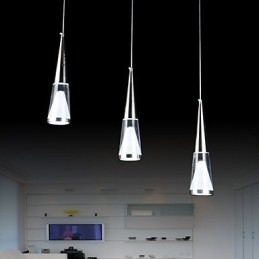 3 Luzes Pendentes Moderno Contemporâneo Metal