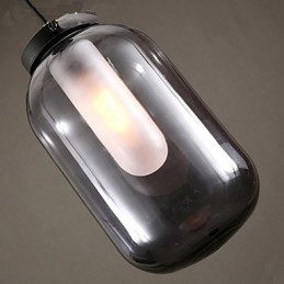 Luminárias de vidro simples e modernas