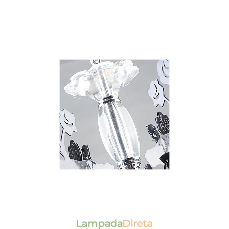 Lustre Moderno Contemporâneo Metal