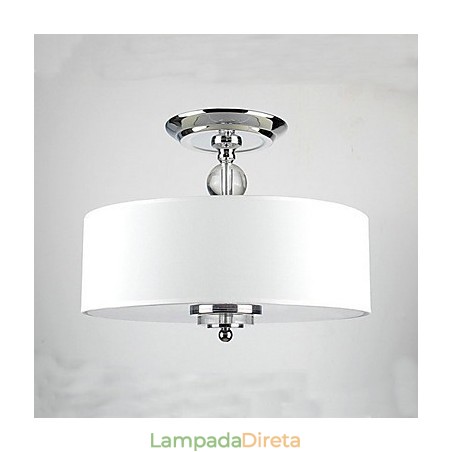 Pendente moderno e elegante de 3 luzes com abajur de flanela Pendente moderno e elegante de 3 luzes com abajur de flanela