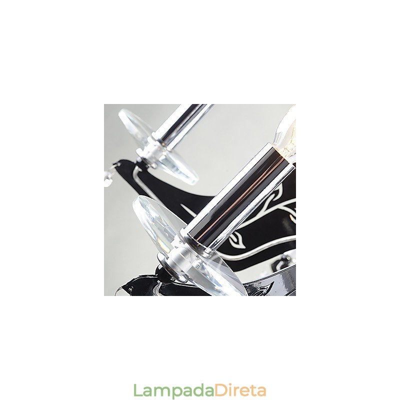 Lustre Moderno Contemporâneo Metal