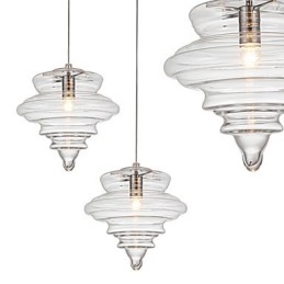 Luminária Pendente 1 Luz Moderna Simplicidade Incolor Vidro Transparente