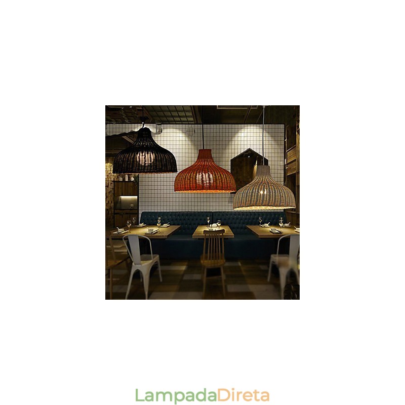 Para Ri Creative Simple Single Head Bamboo Chandelier Lustre