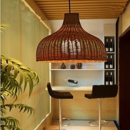 Para Ri Creative Simple Single Head Bamboo Chandelier Lustre