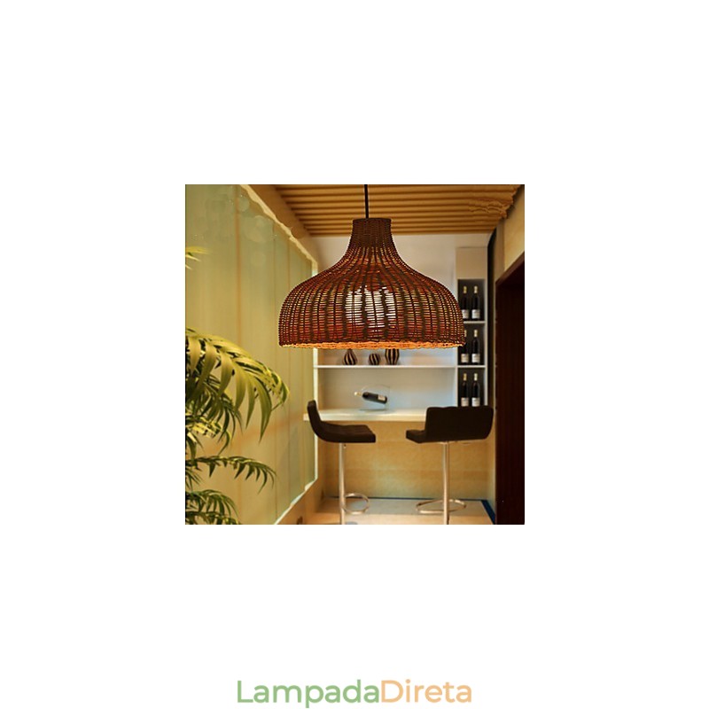 Para Ri Creative Simple Single Head Bamboo Chandelier Lustre