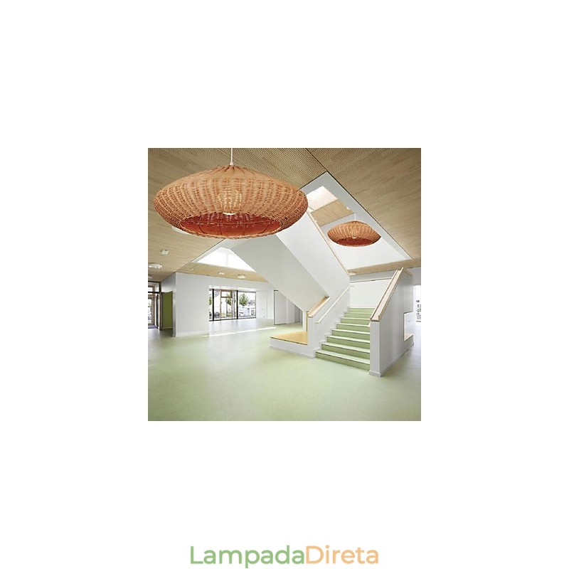 Luminária pendente de metal moderna e contemporânea para campo