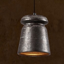 Lustre de cerâmica retrô personalidade pendurado para casa de chá