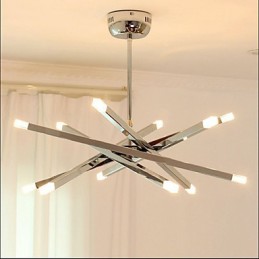 Moda criativa iluminação designer lâmpadas 12 lustre de luz