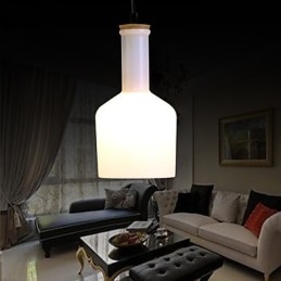 Luminária pendente de metal contemporânea moderna
