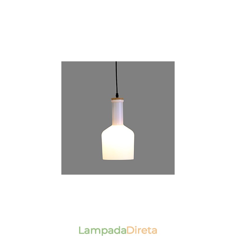 Luminária pendente de metal contemporânea moderna