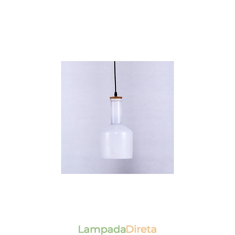 Luminária pendente de metal contemporânea moderna