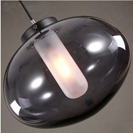 Luminárias de vidro simples e modernas