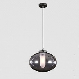 Luminárias de vidro simples e modernas