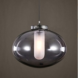 Luminárias de vidro simples e modernas