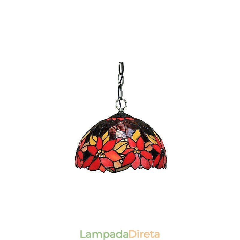 Luminária pendente galvanizada estilo mini tigela