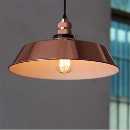 O diâmetro do lustre retrô minimalista de 360 mm com capa única
