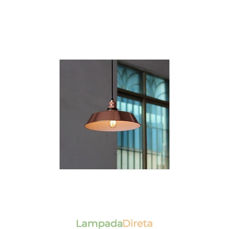 O diâmetro do lustre retrô minimalista de 360 mm com capa única