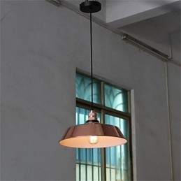 O diâmetro do lustre retrô minimalista de 360 mm com capa única