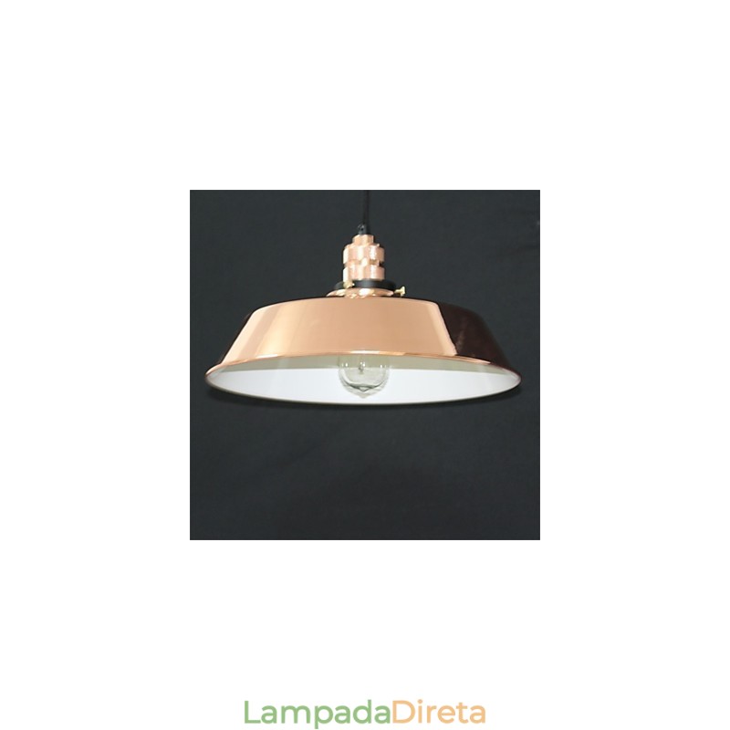 O diâmetro do lustre retrô minimalista de 360 mm com capa única