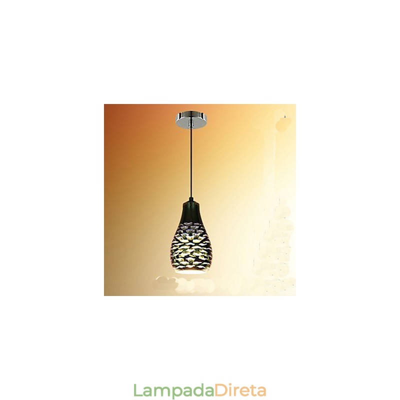 Mesa simples 3D Vidro Criativo Pendente