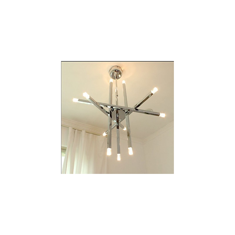 Moda criativa iluminação designer lâmpadas 12 lustre de luz
