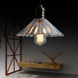 Luminária pendente de metal contemporânea moderna