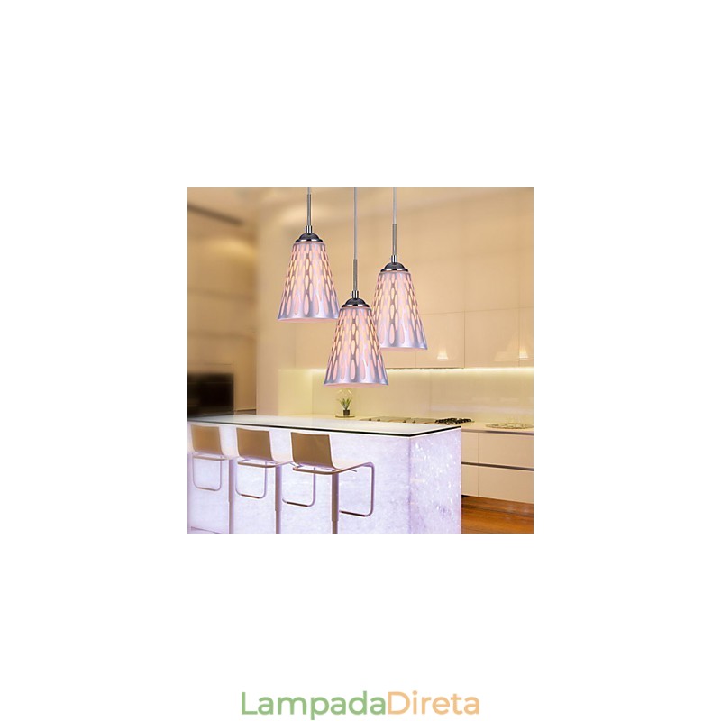 Luminárias de teto e lanternas modernas e simples para jantar