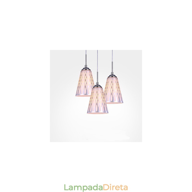 Luminárias de teto e lanternas modernas e simples para jantar