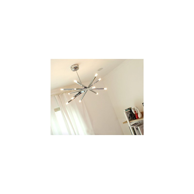Moda criativa iluminação designer lâmpadas 12 lustre de luz