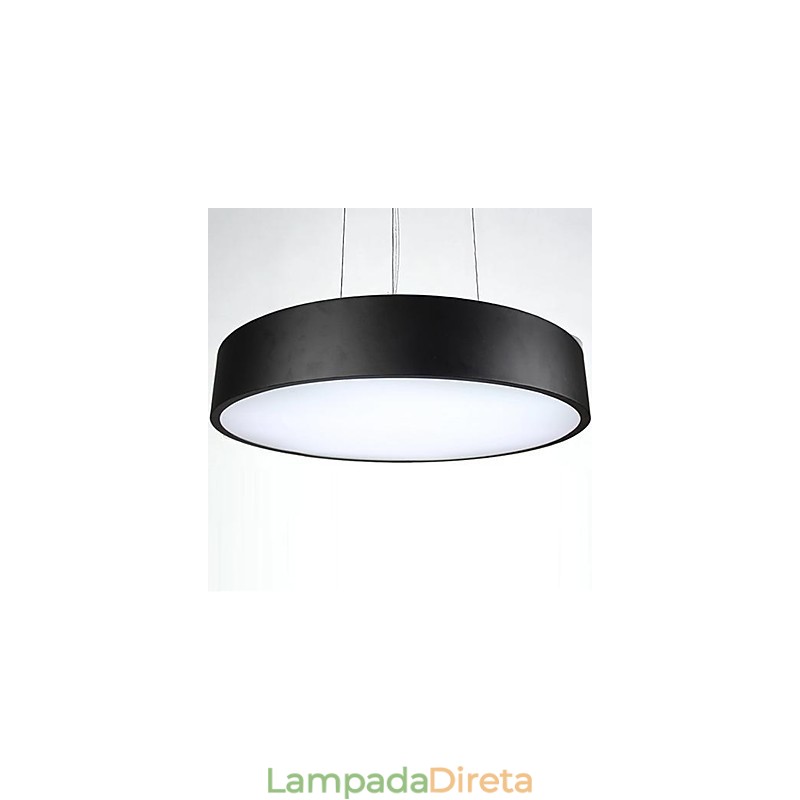 Luminária pendente de metal contemporânea moderna