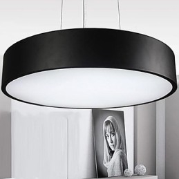 Luminária pendente de metal contemporânea moderna